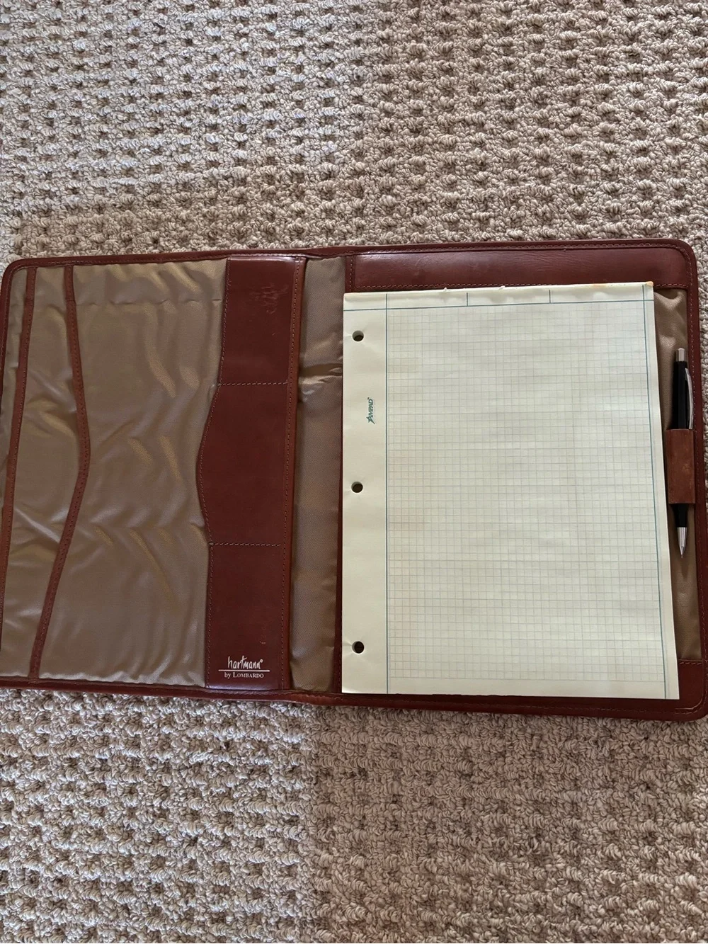Vintage Hartmann Two tone Leather Business Portfolio